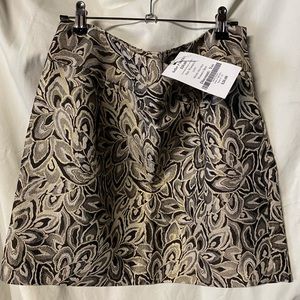 LOFT Metallic Shift Skirt